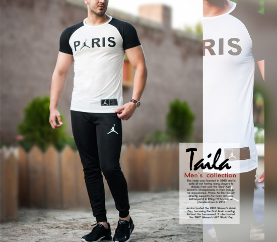 ست تیشرت و شلوار Paris مدل Taila