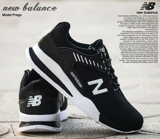 کفش مردانه New balance مدل prego (سفید)