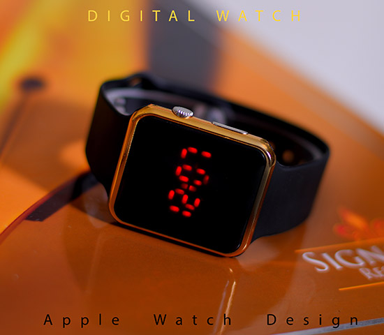 ساعت مچی LED طرح APPLE WATCH