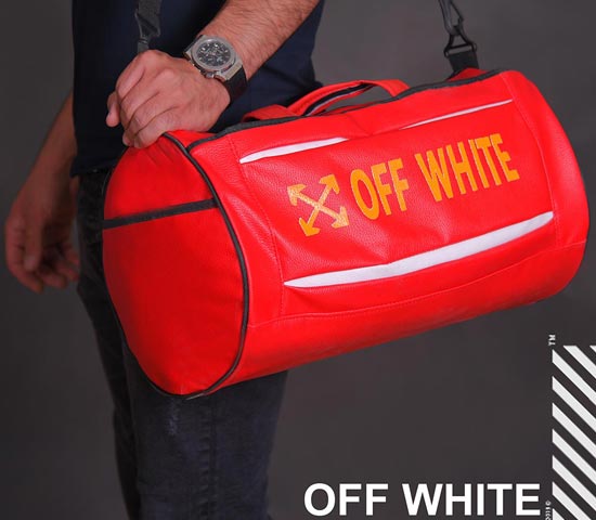 ساک ورزشی Off white (قرمز)