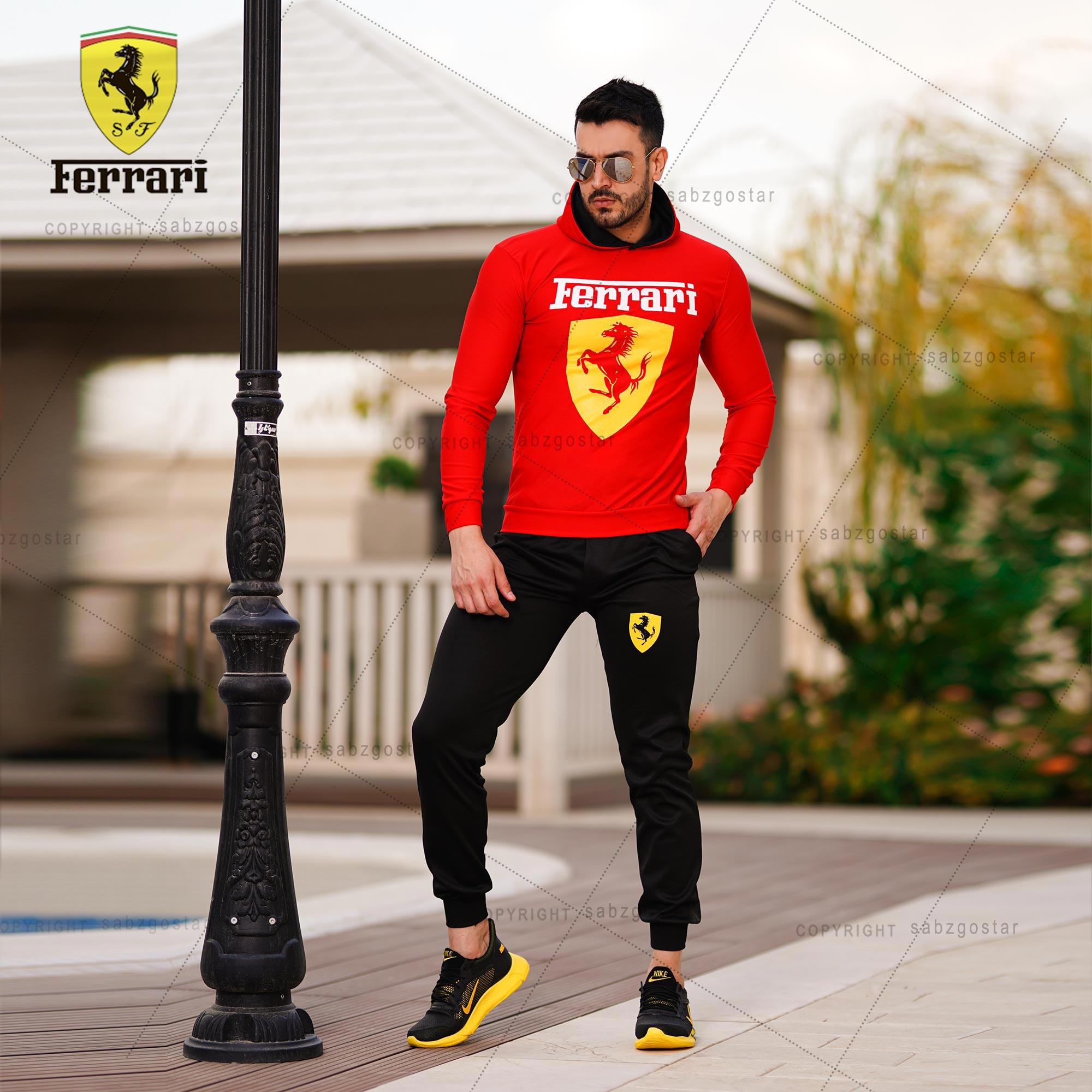 ست سویشرت و شلوارFerrari مدل Lesedi