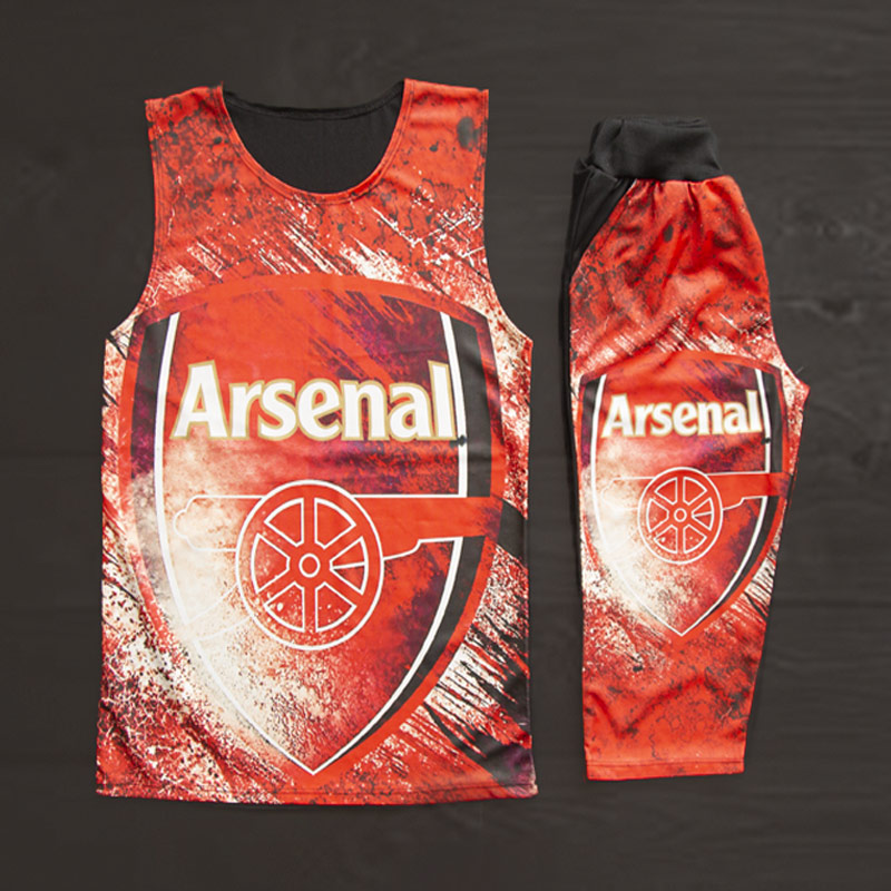 ست تاپ و شلوارک مردانه مدل Arsenal