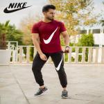 ست تیشرت و شلوار nike مدل calin (زرشکی)