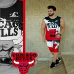 ست تاپ و شلوارک bulls مدل sidona